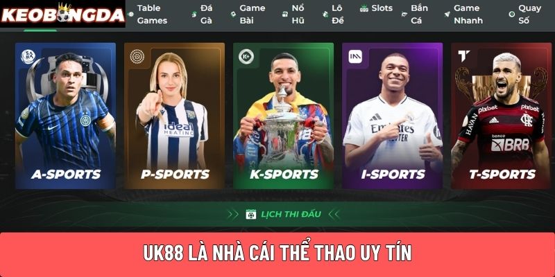 UK88 là nhà cái thể thao uy tín