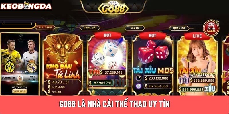 Go88 là nhà cái thể thao uy tín