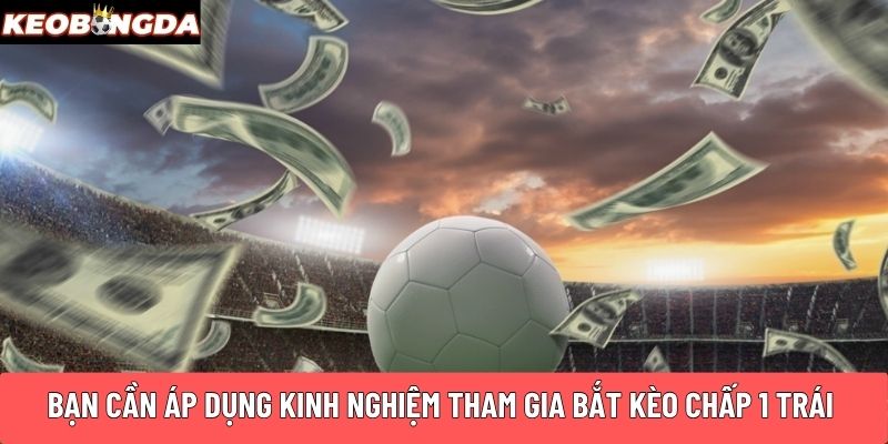 Bạn cần áp dụng kinh nghiệm tham gia bắt kèo chấp 1 trái 