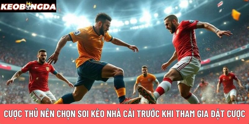 Cược thủ nên chọn soi kèo nhà cái trước khi tham gia đặt cược