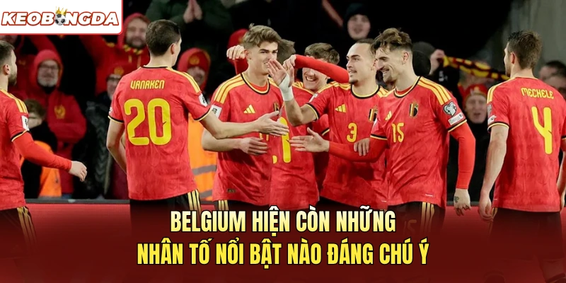 Belgium hiện còn những nhân tố nổi bật nào đáng chú ý