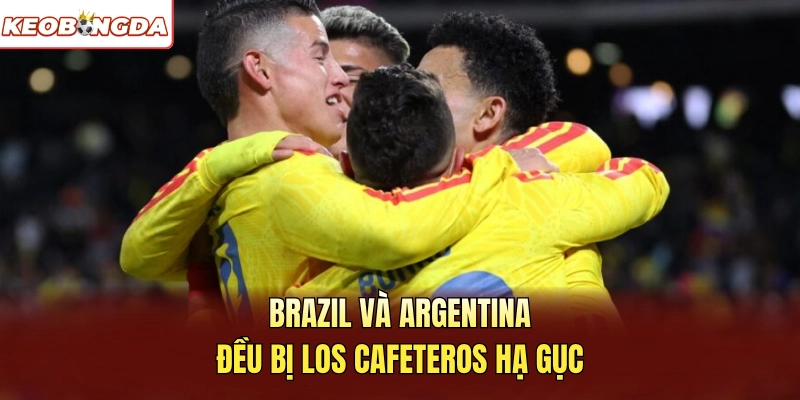 Brazil và Argentina đều bị Los Cafeteros hạ gục