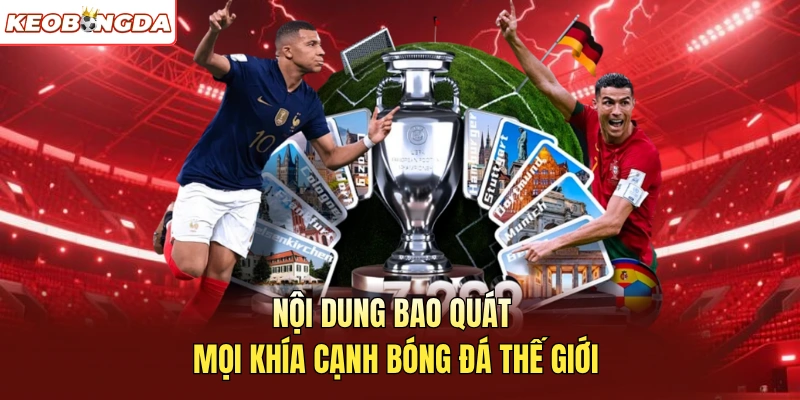 Nội dung bao quát mọi khía cạnh bóng đá thế giới