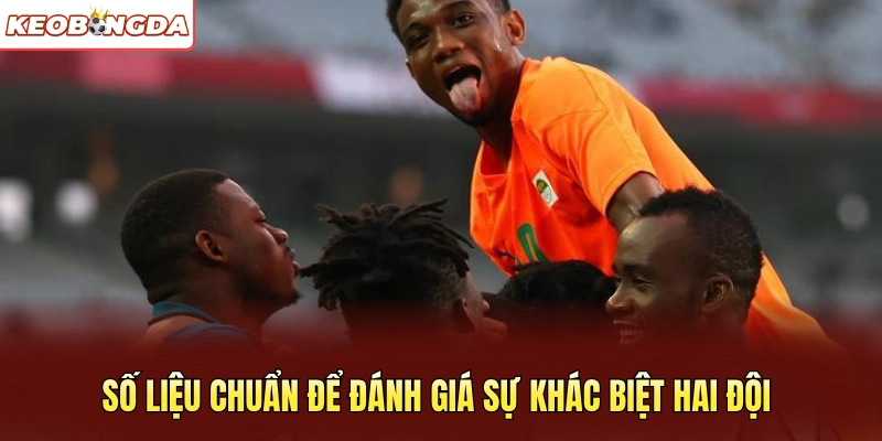 Số liệu chuẩn để đánh giá sự khác biệt hai đội
