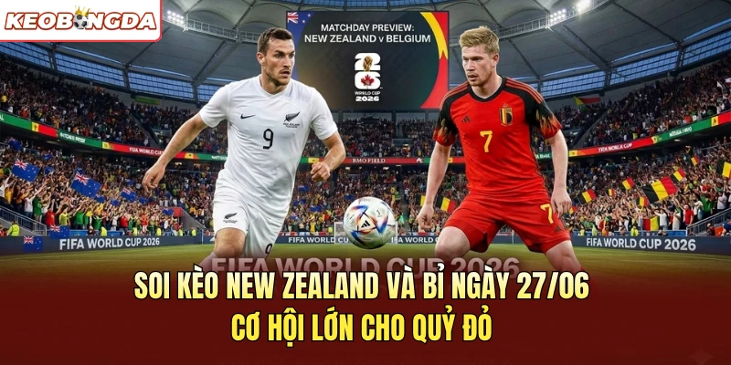 Soi Kèo New Zealand Và Bỉ Ngày 27/06 – Cơ Hội Lớn Cho Quỷ Đỏ